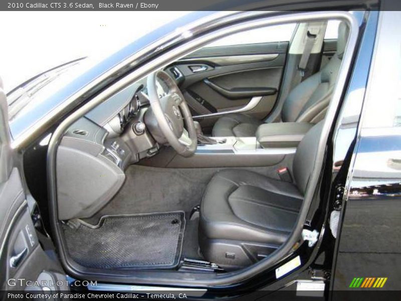 Black Raven / Ebony 2010 Cadillac CTS 3.6 Sedan