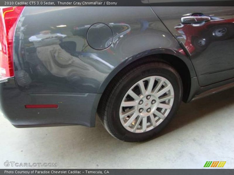 Thunder Gray ChromaFlair / Ebony 2010 Cadillac CTS 3.0 Sedan