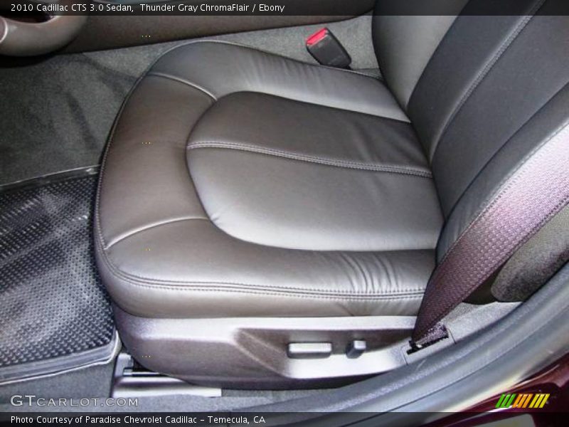 Thunder Gray ChromaFlair / Ebony 2010 Cadillac CTS 3.0 Sedan