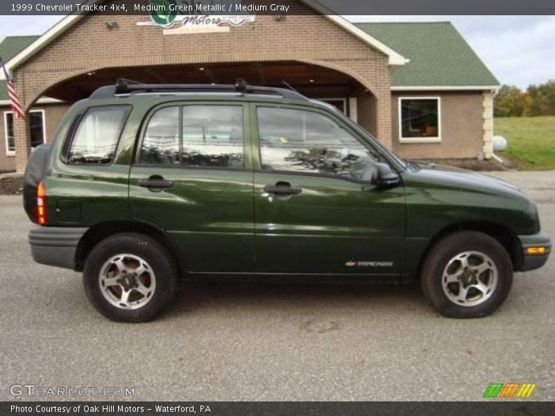 Medium Green Metallic / Medium Gray 1999 Chevrolet Tracker 4x4