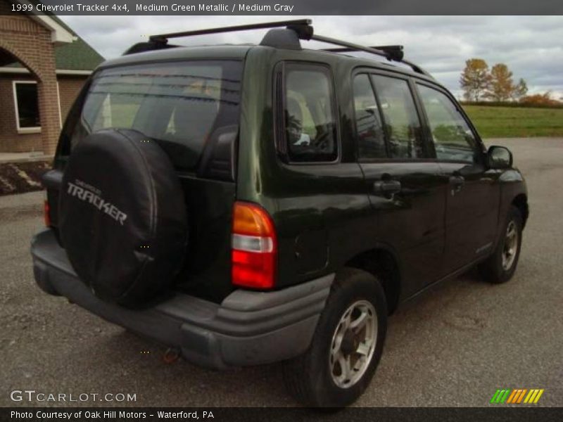 Medium Green Metallic / Medium Gray 1999 Chevrolet Tracker 4x4