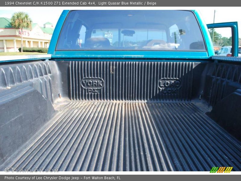 Light Quasar Blue Metallic / Beige 1994 Chevrolet C/K K1500 Z71 Extended Cab 4x4