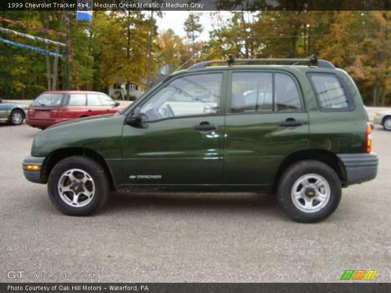 Medium Green Metallic / Medium Gray 1999 Chevrolet Tracker 4x4