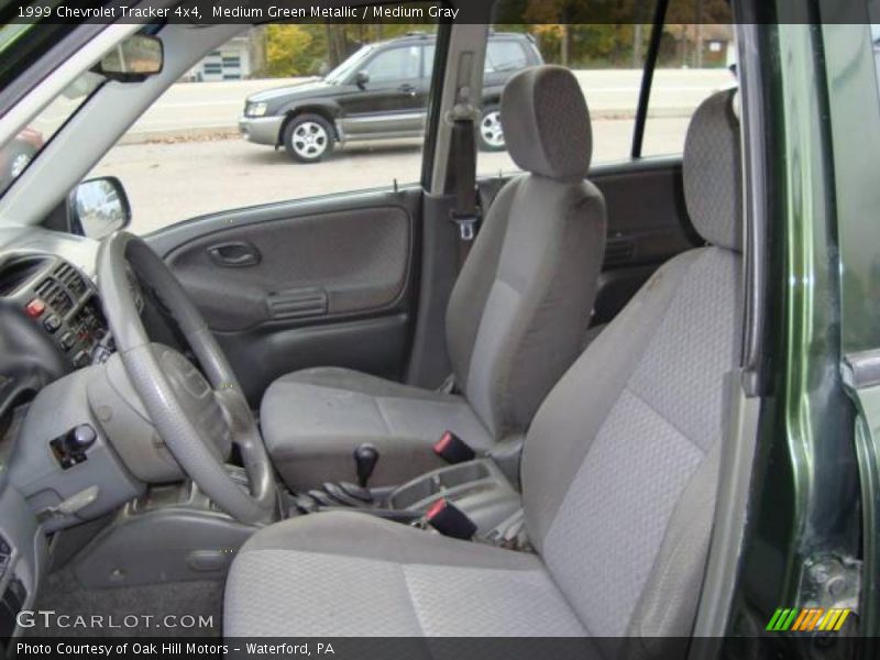Medium Green Metallic / Medium Gray 1999 Chevrolet Tracker 4x4