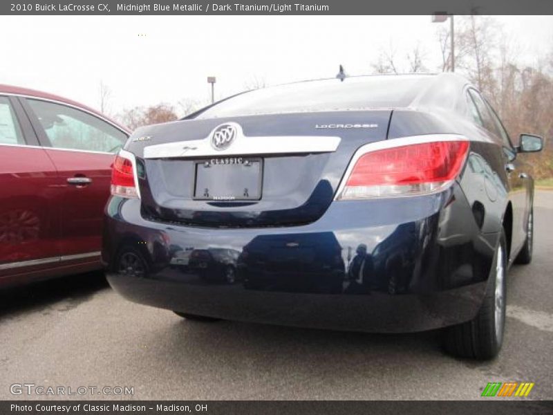 Midnight Blue Metallic / Dark Titanium/Light Titanium 2010 Buick LaCrosse CX