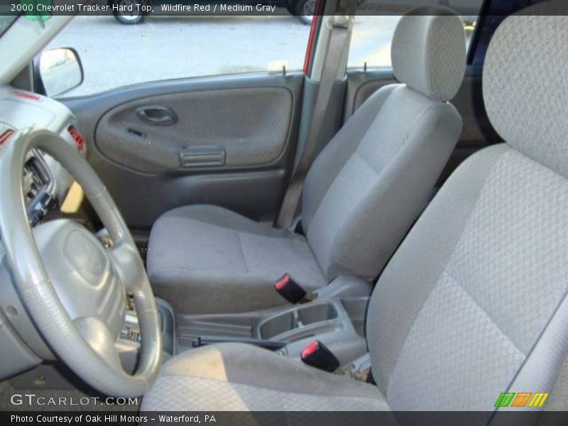 Wildfire Red / Medium Gray 2000 Chevrolet Tracker Hard Top