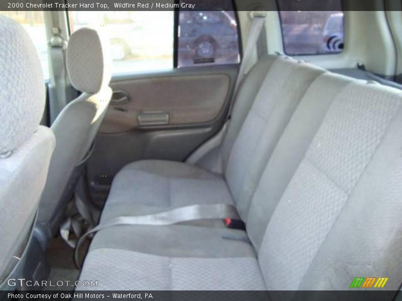 Wildfire Red / Medium Gray 2000 Chevrolet Tracker Hard Top