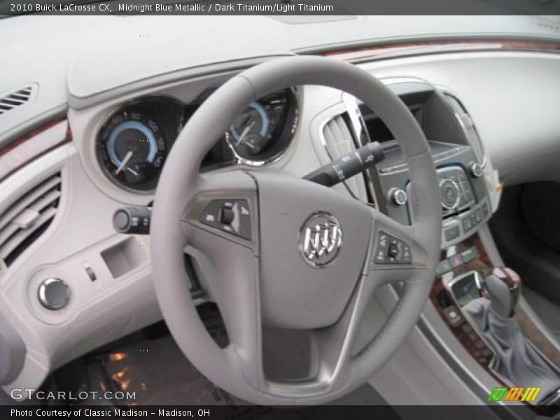 Midnight Blue Metallic / Dark Titanium/Light Titanium 2010 Buick LaCrosse CX