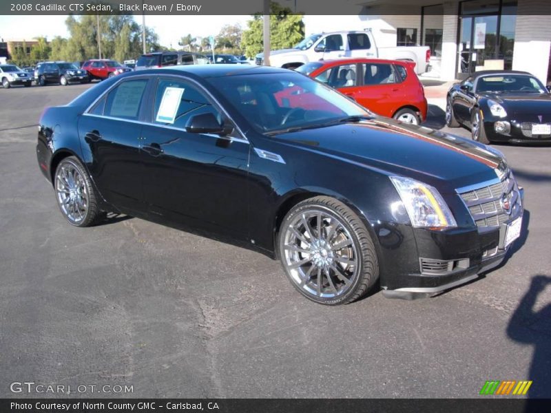 Black Raven / Ebony 2008 Cadillac CTS Sedan