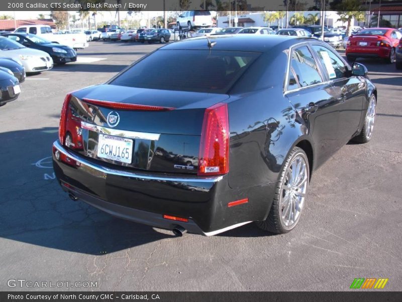 Black Raven / Ebony 2008 Cadillac CTS Sedan