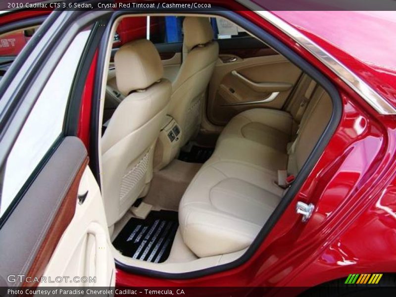 Crystal Red Tintcoat / Cashmere/Cocoa 2010 Cadillac CTS 3.6 Sedan