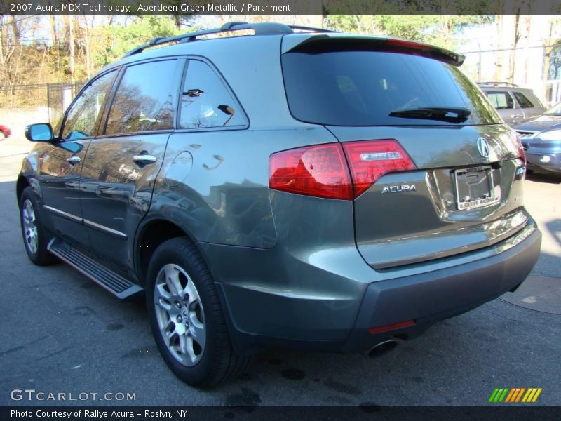 Aberdeen Green Metallic / Parchment 2007 Acura MDX Technology