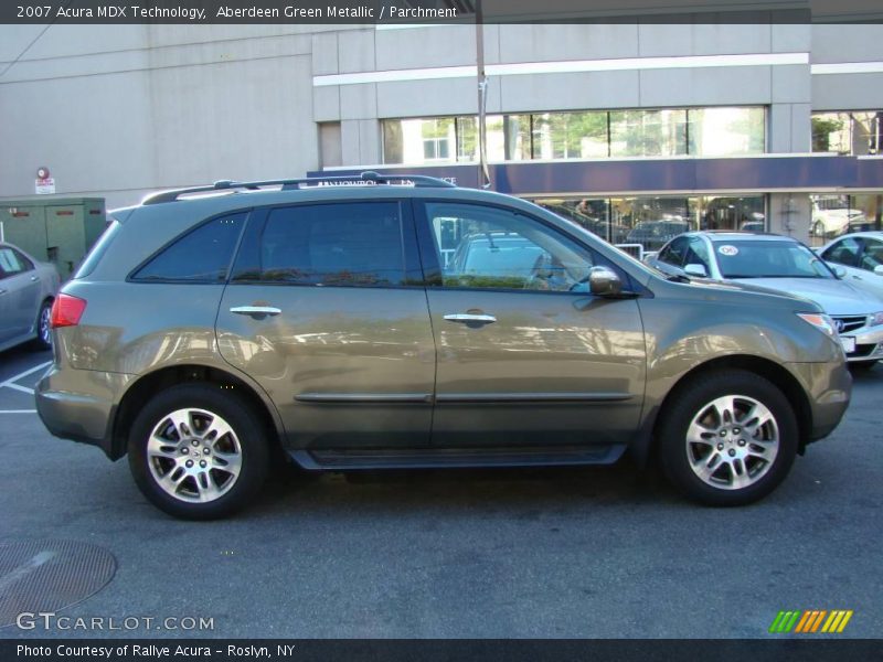Aberdeen Green Metallic / Parchment 2007 Acura MDX Technology