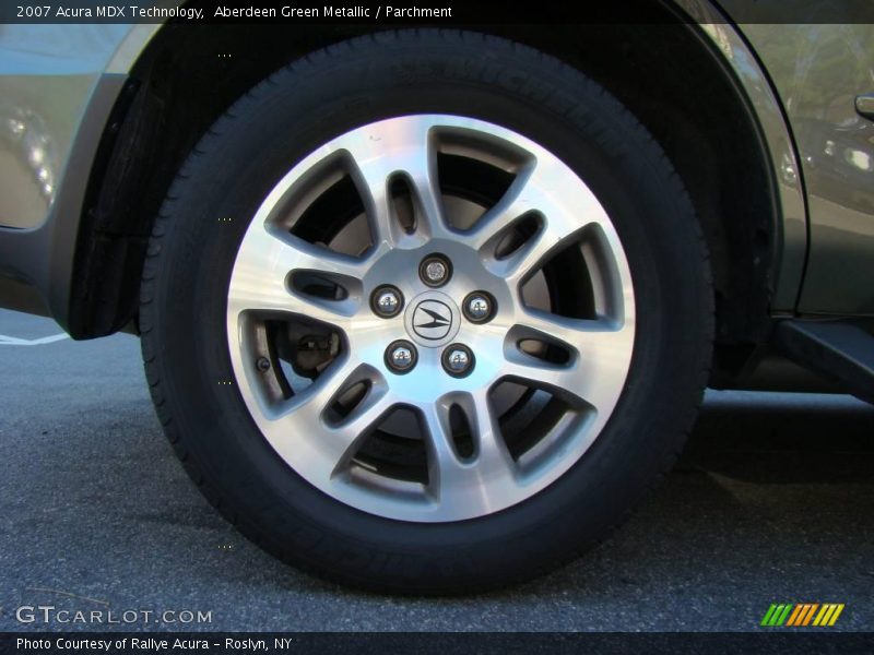 Aberdeen Green Metallic / Parchment 2007 Acura MDX Technology