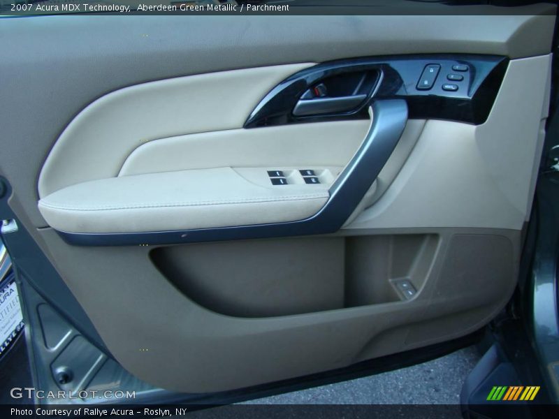 Aberdeen Green Metallic / Parchment 2007 Acura MDX Technology