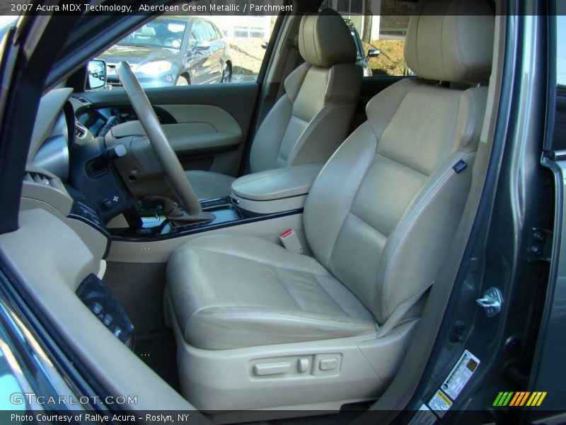 Aberdeen Green Metallic / Parchment 2007 Acura MDX Technology