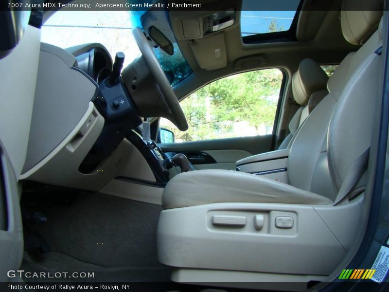 Aberdeen Green Metallic / Parchment 2007 Acura MDX Technology