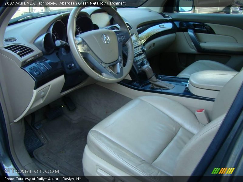 Aberdeen Green Metallic / Parchment 2007 Acura MDX Technology