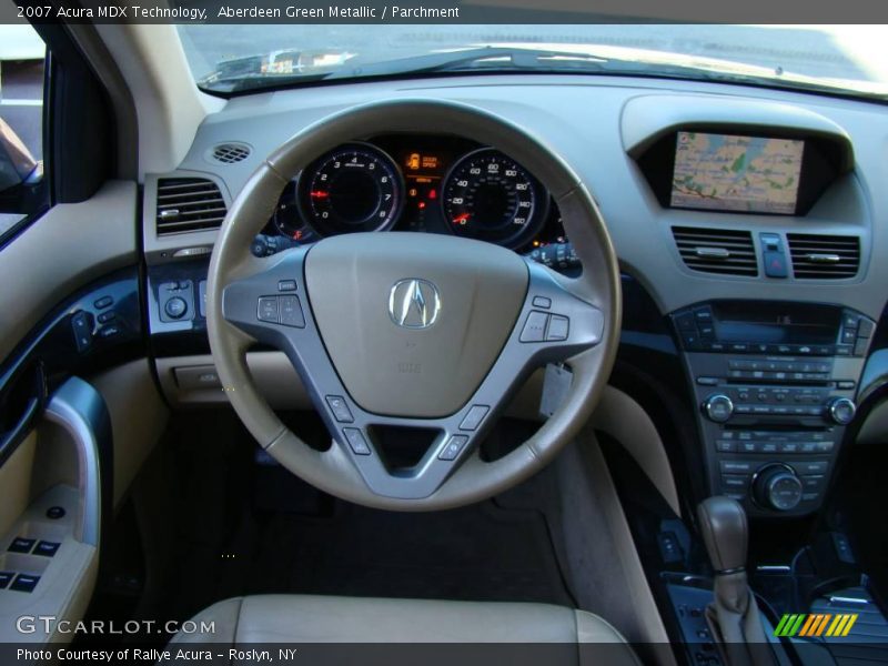 Aberdeen Green Metallic / Parchment 2007 Acura MDX Technology