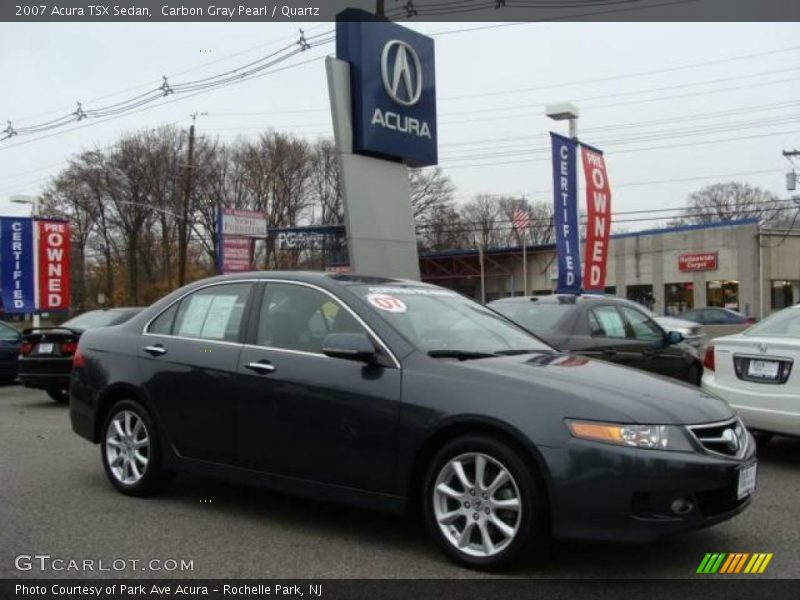 Carbon Gray Pearl / Quartz 2007 Acura TSX Sedan
