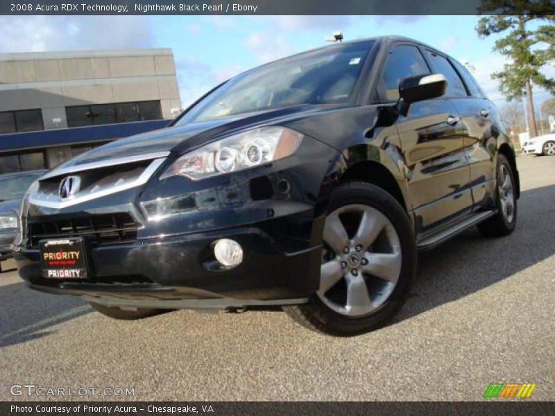 Nighthawk Black Pearl / Ebony 2008 Acura RDX Technology