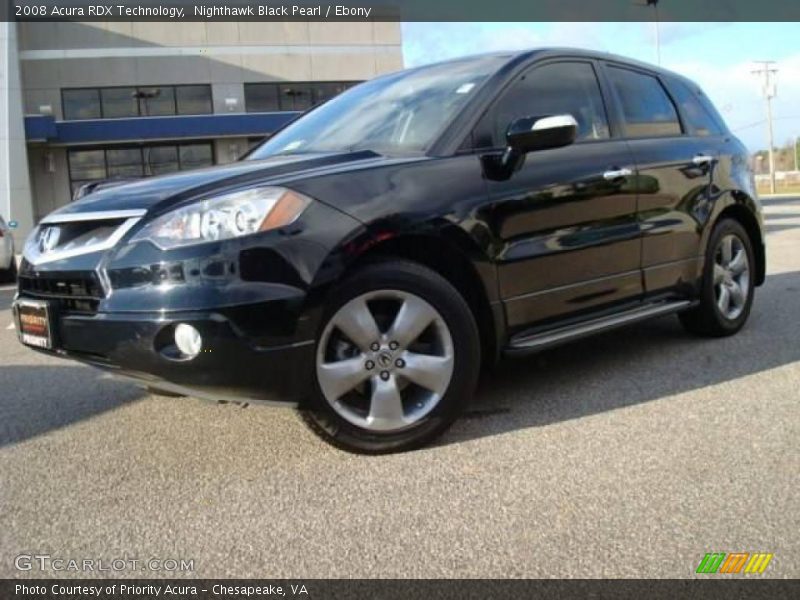 Nighthawk Black Pearl / Ebony 2008 Acura RDX Technology