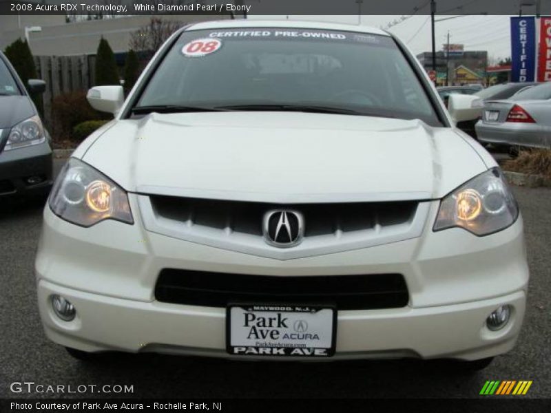 White Diamond Pearl / Ebony 2008 Acura RDX Technology