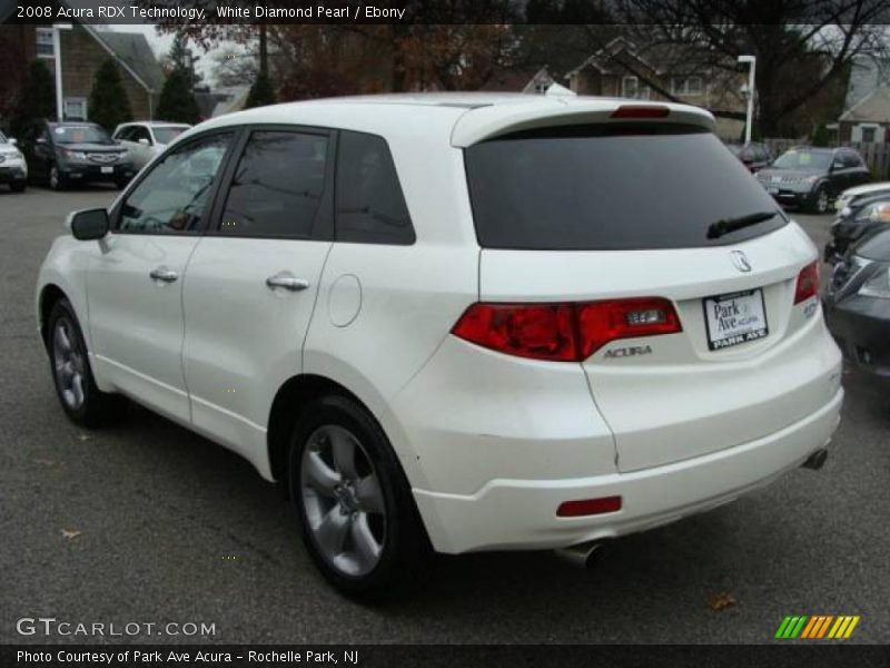 White Diamond Pearl / Ebony 2008 Acura RDX Technology