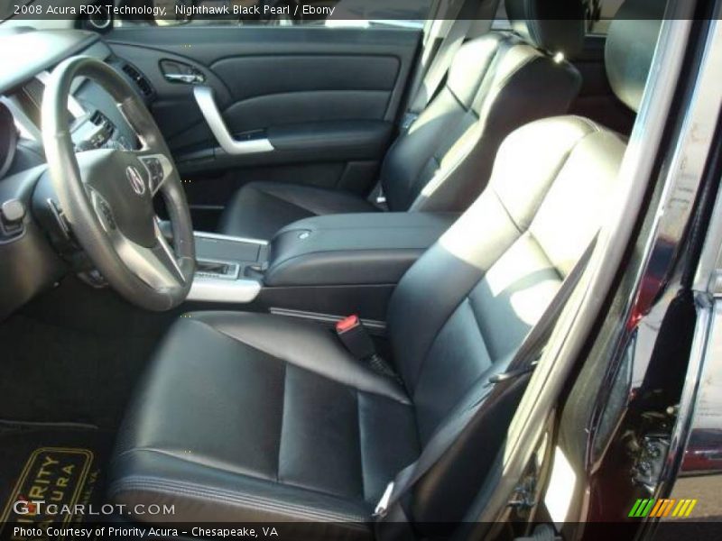 Nighthawk Black Pearl / Ebony 2008 Acura RDX Technology