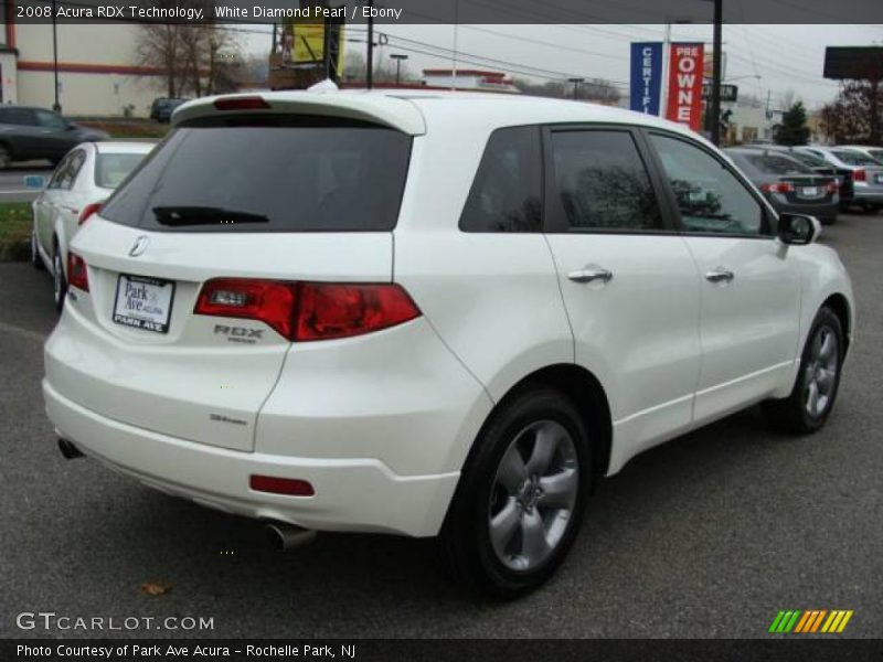White Diamond Pearl / Ebony 2008 Acura RDX Technology