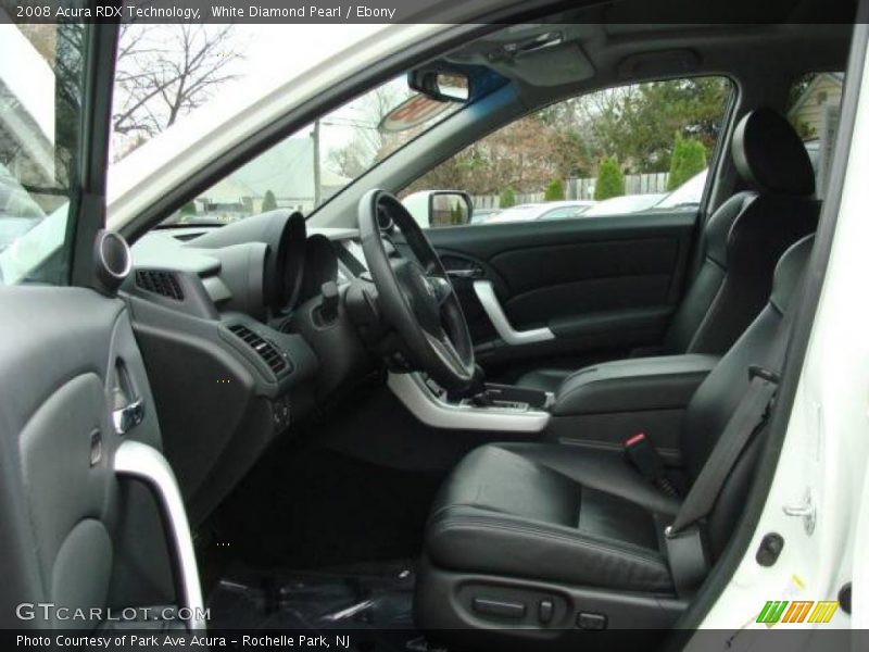 White Diamond Pearl / Ebony 2008 Acura RDX Technology