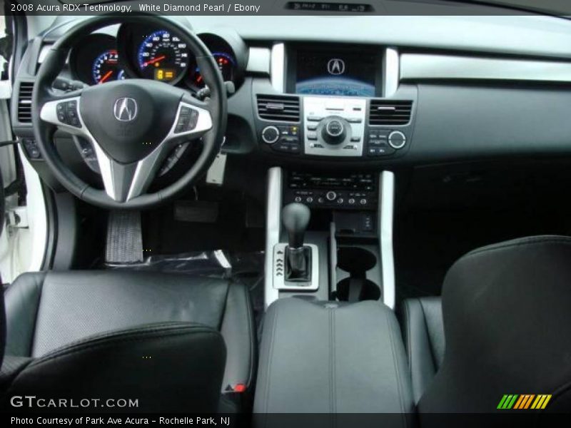 White Diamond Pearl / Ebony 2008 Acura RDX Technology