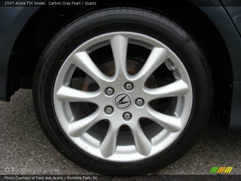 Carbon Gray Pearl / Quartz 2007 Acura TSX Sedan
