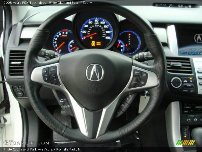 White Diamond Pearl / Ebony 2008 Acura RDX Technology