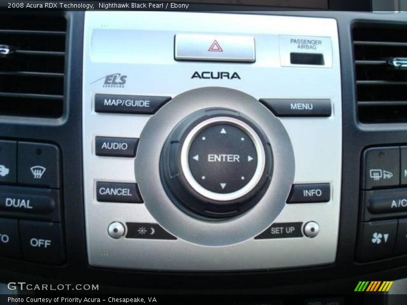 Nighthawk Black Pearl / Ebony 2008 Acura RDX Technology