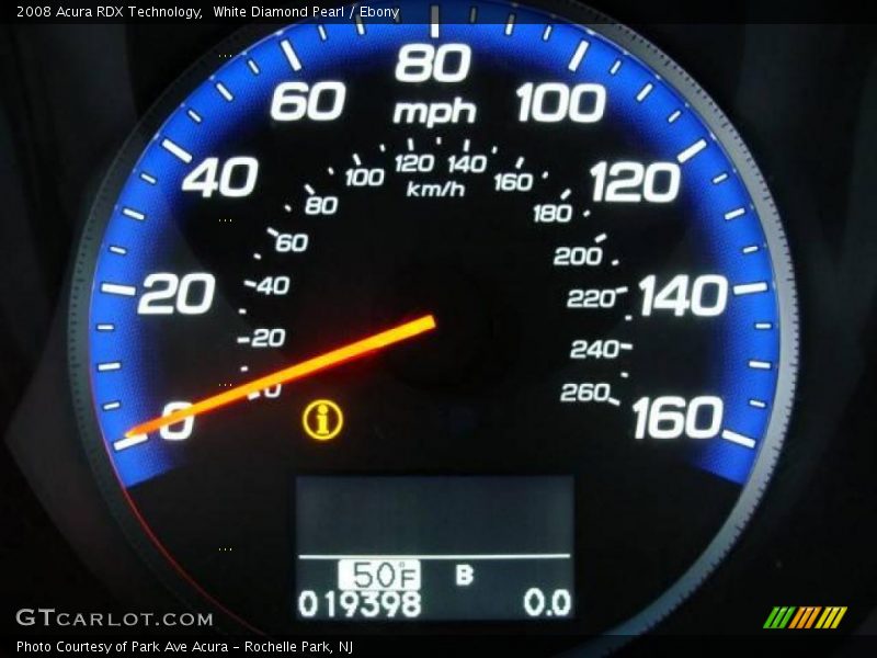 White Diamond Pearl / Ebony 2008 Acura RDX Technology