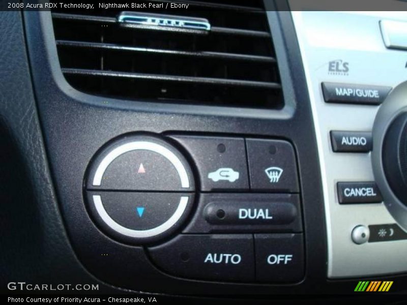 Nighthawk Black Pearl / Ebony 2008 Acura RDX Technology
