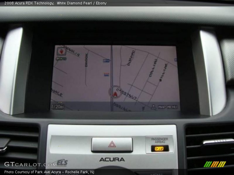 White Diamond Pearl / Ebony 2008 Acura RDX Technology