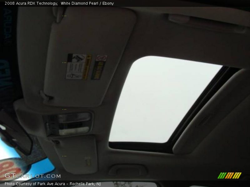 White Diamond Pearl / Ebony 2008 Acura RDX Technology