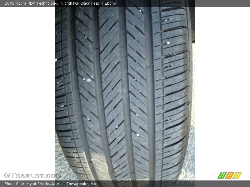 Nighthawk Black Pearl / Ebony 2008 Acura RDX Technology