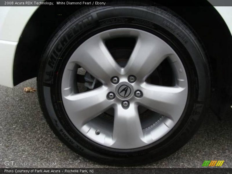 White Diamond Pearl / Ebony 2008 Acura RDX Technology