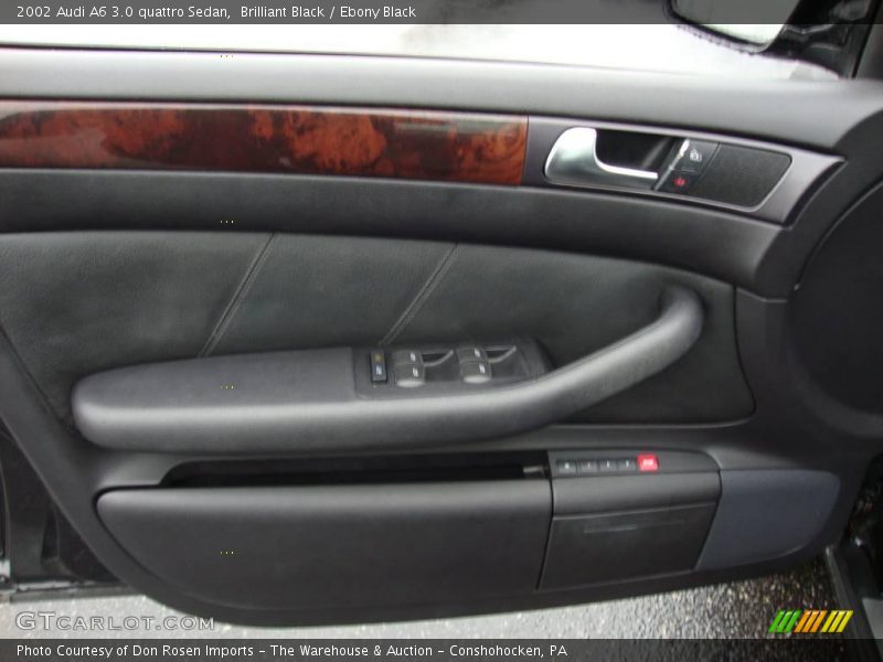 Brilliant Black / Ebony Black 2002 Audi A6 3.0 quattro Sedan