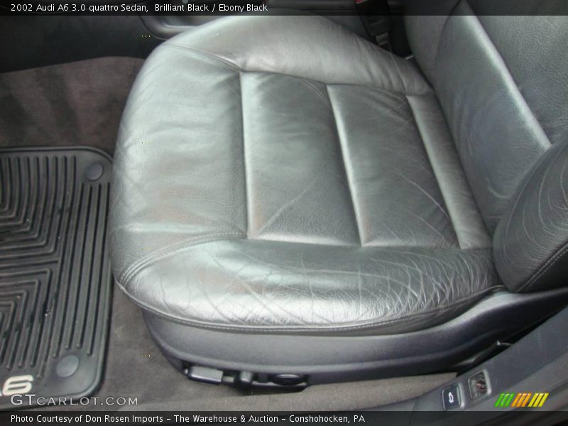 Brilliant Black / Ebony Black 2002 Audi A6 3.0 quattro Sedan