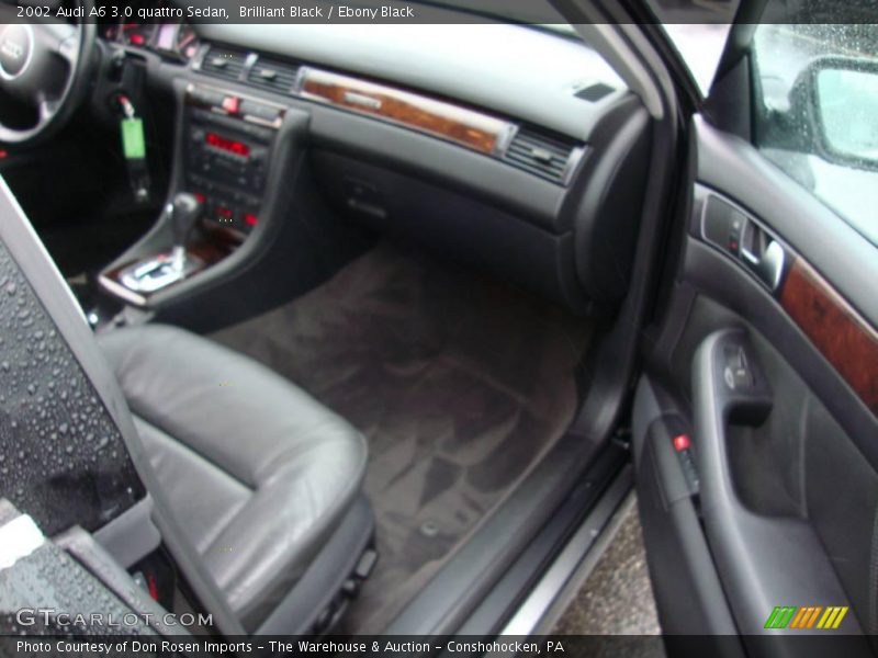 Brilliant Black / Ebony Black 2002 Audi A6 3.0 quattro Sedan