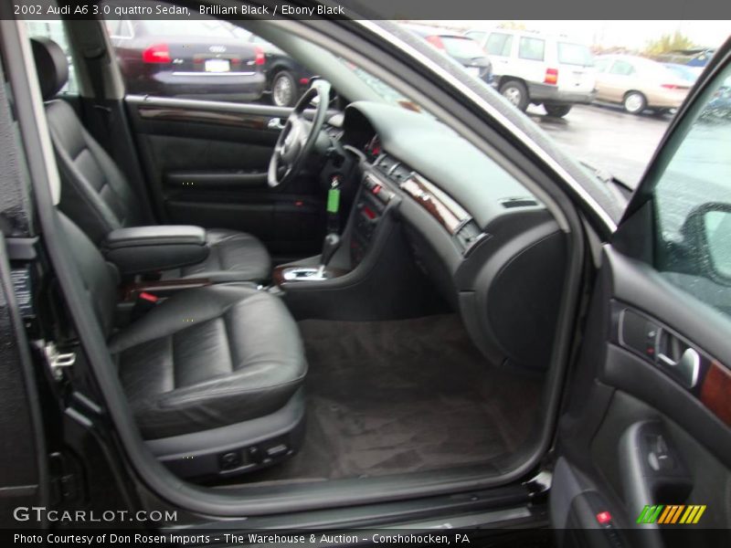 Brilliant Black / Ebony Black 2002 Audi A6 3.0 quattro Sedan