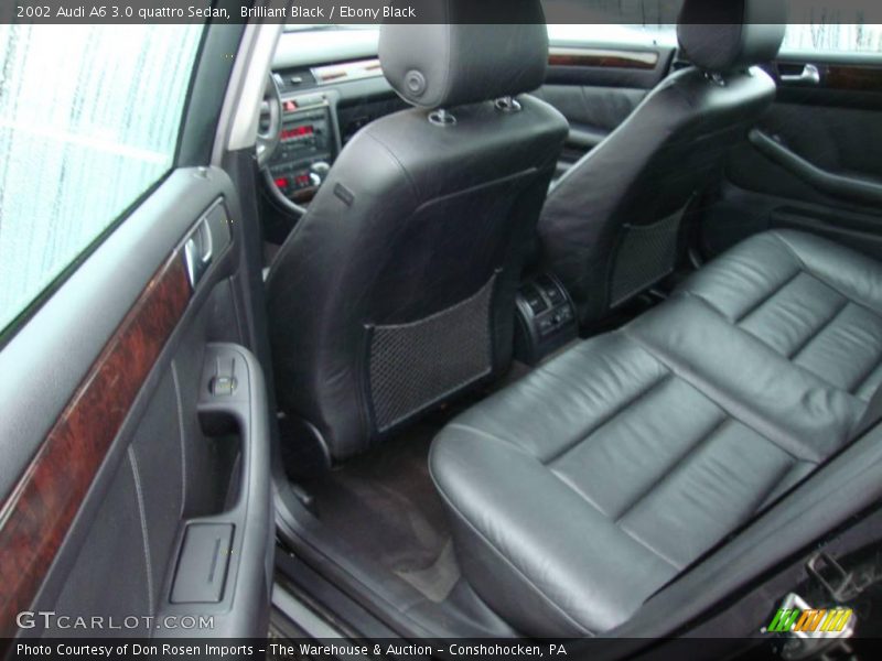Brilliant Black / Ebony Black 2002 Audi A6 3.0 quattro Sedan