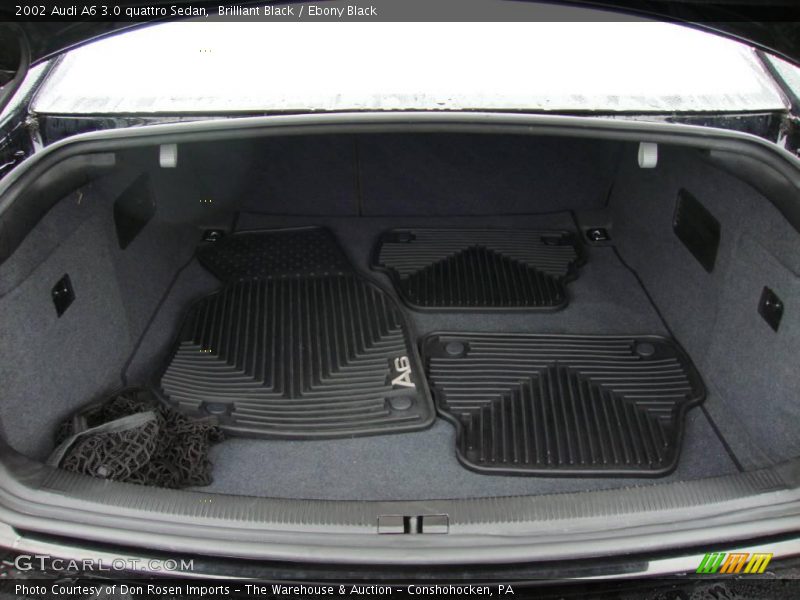 Brilliant Black / Ebony Black 2002 Audi A6 3.0 quattro Sedan
