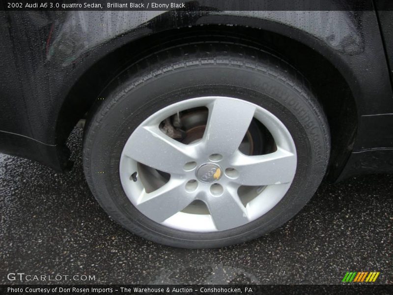 Brilliant Black / Ebony Black 2002 Audi A6 3.0 quattro Sedan