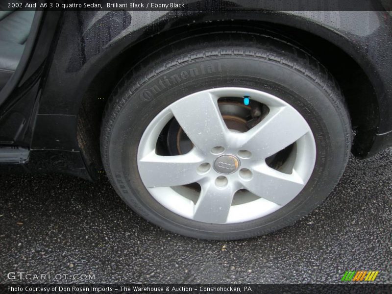 Brilliant Black / Ebony Black 2002 Audi A6 3.0 quattro Sedan