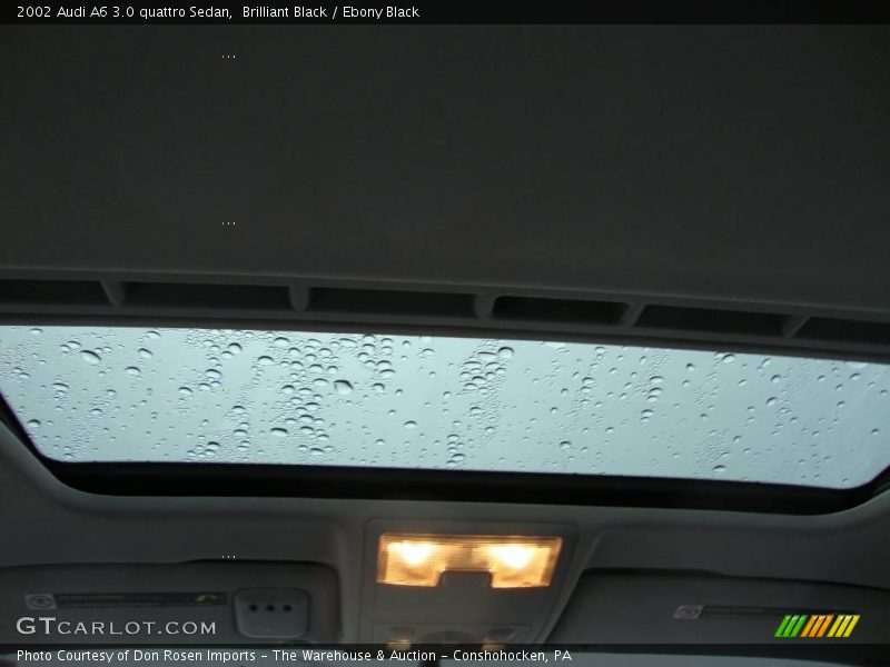 Brilliant Black / Ebony Black 2002 Audi A6 3.0 quattro Sedan